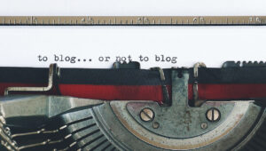 Blog writing